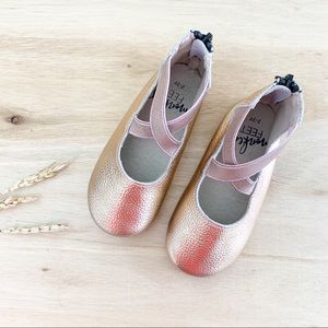 Monkey Feet Rose Gold Flats
